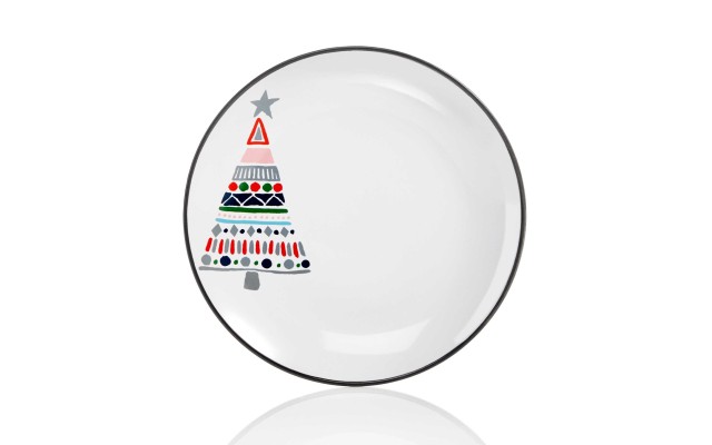  Festive Tree Collection Tree Salad Plate