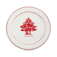 Home Essentials Molly Hatch Snowflake Dessert Plates (8.5