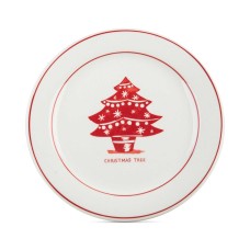 Home Essentials Molly Hatch Snowflake Dessert Plates (8.5