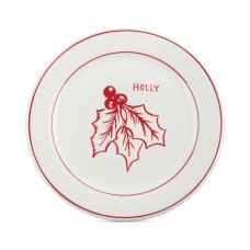 Home Essentials Molly Hatch Snowflake Dessert Plates (8.5