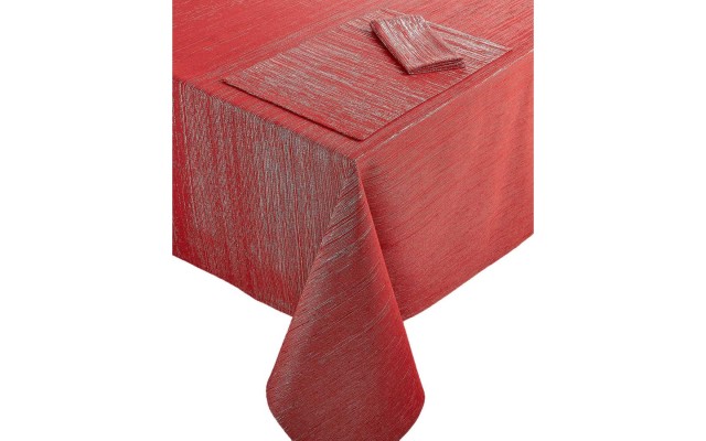  Aland Tablecloth (Red, 60″ x 120″)