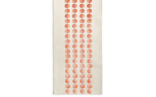  Cosgrove Coral 72″ Cotton Table Runner