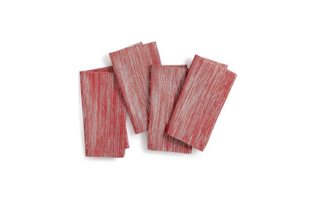  Holiday Collection Blitzen Plaid 4-Pc. Napkin Sets