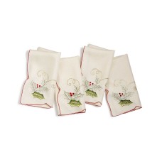 Homewear Holiday Collection Blitzen Plaid 4-Pc. Napkin Sets