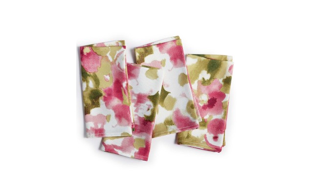  Holiday Collection Blitzen Plaid 4-Pc. Napkin Sets