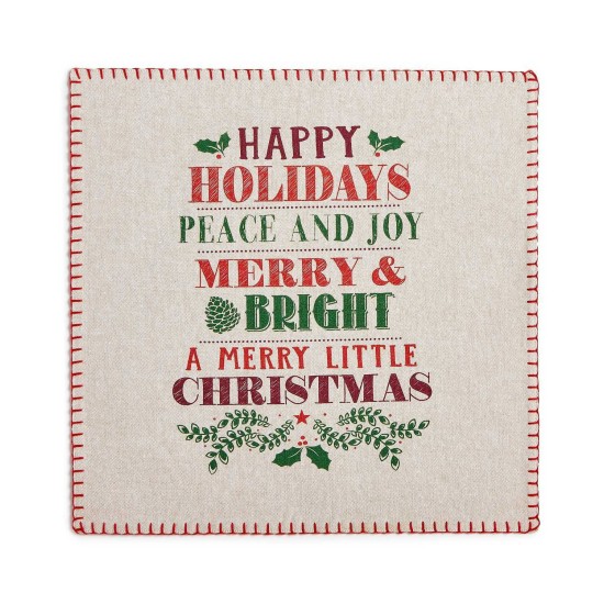  Holiday Typography Placemat