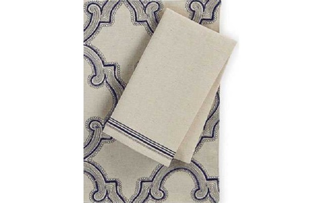 Homewear Hudson Classical Twist Napkins, Set of 4, Natural