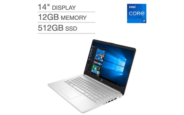  14″ Laptop – 11th Gen Intel Core i7-1165G7 – 1080p 12GB DDR4 2666MHz SDRAM