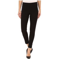 HUE Piped Polished Twill Skimmer Leggings (Black XS)