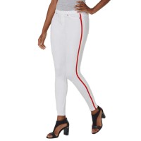 HUE Racer Stripe Original Denim Leggings