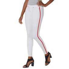 HUE Racer Stripe Original Denim Leggings