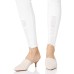  Ripped Denim Leggings (White, XS)