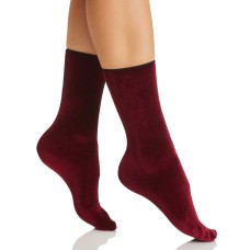 HUE Velvet Socks (Currant)
