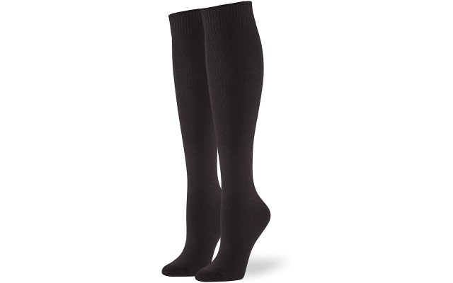  Women’s Flat Knit Knee-High Socks