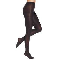 HUE Women’s Luster Control Top Tights (Black, 1)