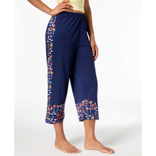  Women’s Printed Capri Pajama Pants