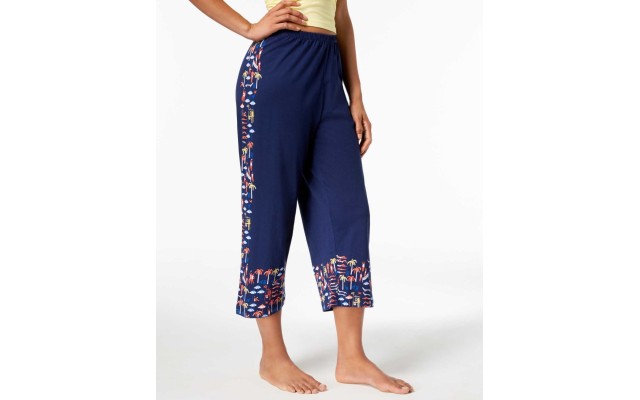  Women’s Printed Capri Pajama Pants