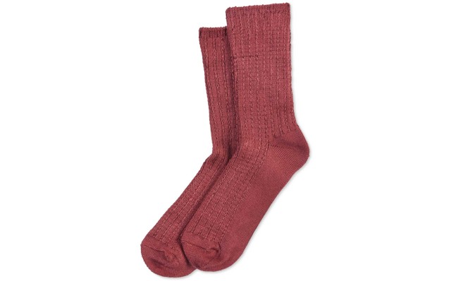  Women's Super-Soft Ribbed Boot Socks, Red Overflow, 9-11