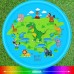 Huge 68″ Splash Water Play Mat for Little Kids & Toddlers, Water Sprinkler, Water Inflatable Wading Pool for Summer Fun Outdoor Water Toys for Boys & Girls