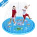 Huge 68″ Splash Water Play Mat for Little Kids & Toddlers, Water Sprinkler, Water Inflatable Wading Pool for Summer Fun Outdoor Water Toys for Boys & Girls