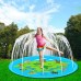 Huge 68″ Splash Water Play Mat for Little Kids & Toddlers, Water Sprinkler, Water Inflatable Wading Pool for Summer Fun Outdoor Water Toys for Boys & Girls