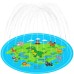 Huge 68″ Splash Water Play Mat for Little Kids & Toddlers, Water Sprinkler, Water Inflatable Wading Pool for Summer Fun Outdoor Water Toys for Boys & Girls