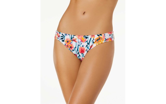  Juniors’ In Such a Fleury Printed Side-Tab Bikini Bottoms Swimsuit