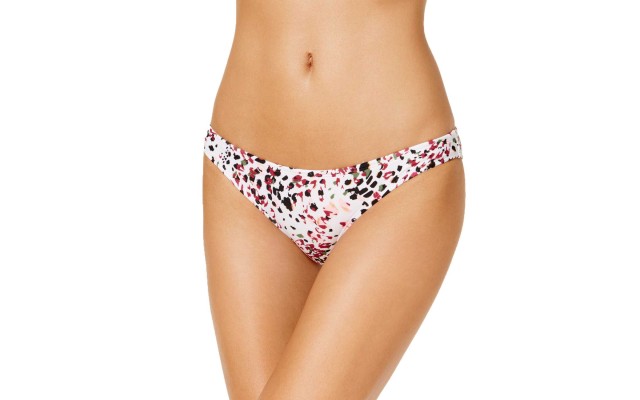  Women's Cheetah Swirl Cheeky Fit Bikini Bottom Swimsuit