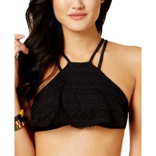 Hula Honey Women’s Little Wild One Crochet High-Neck Bikini Top