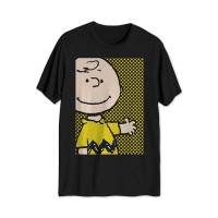 Hybrid Halftone Charlie Brown Graphic T-Shirt