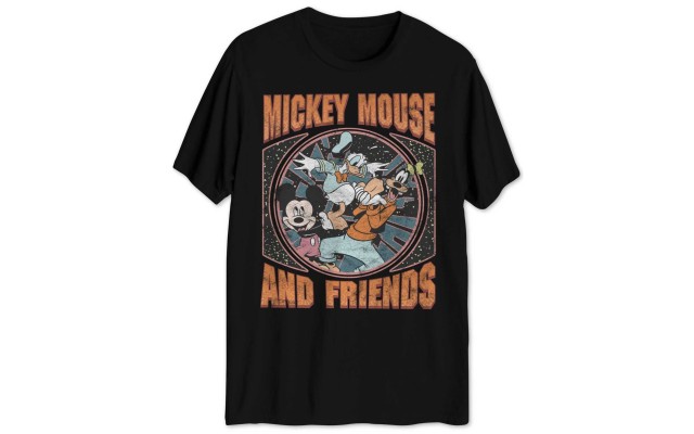  Men’s Mickey Mouse & Friends Short-Sleeve Graphic T-Shirt