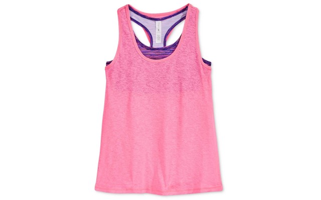  Big Girls Layered-Look Active Tanks