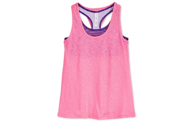  Big Girls Layered-Look Active Tanks