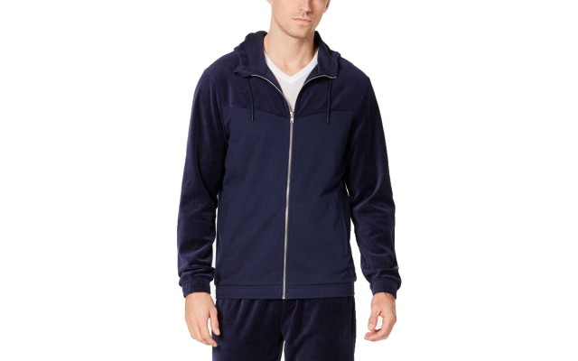  Men’s Velour Chevron Zip Hoodies