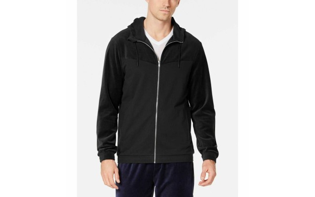  Men’s Velour Chevron Zip Hoodies