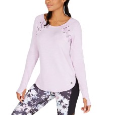 Ideology Tie-Detail Top (Lilac Moon, M)