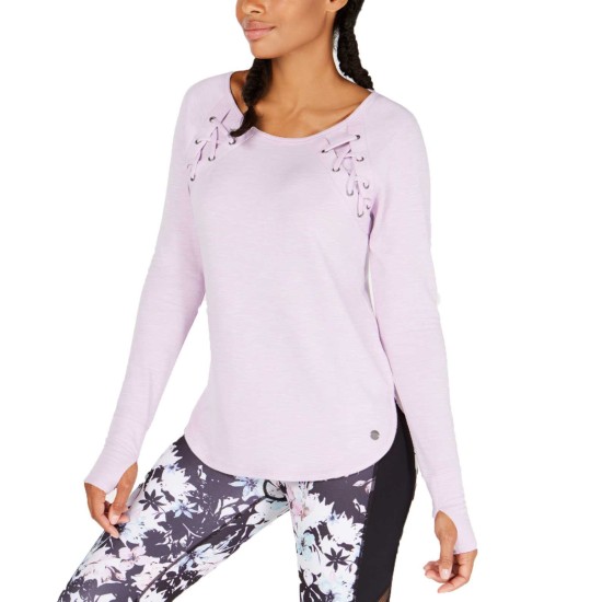  Tie-Detail Top (Lilac Moon, M)