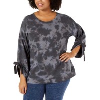 Ideology Tie-Dyed Tie Top