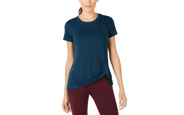  Women’s Knot-Front Blouse T-Shirt Tops