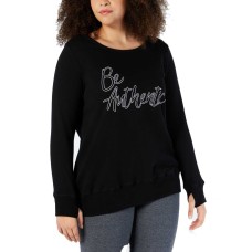 Ideology Women's Plus Size Be Authentic Graphic Strappy