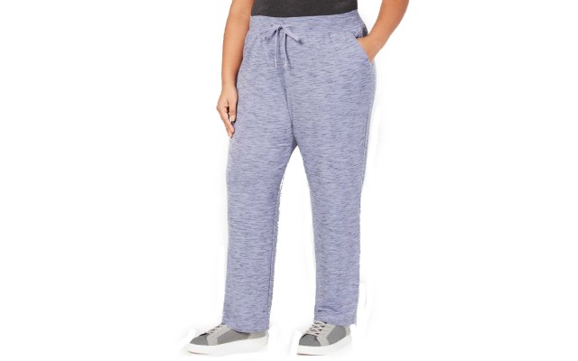  Women's Plus Size Heathered Sweatpants