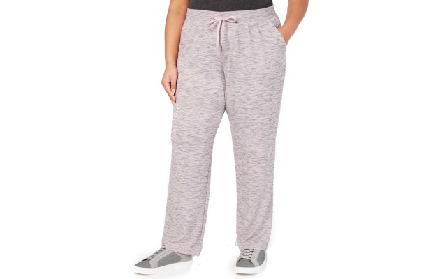  Women's Plus Size Heathered Sweatpants