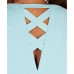  Women's Plus Size Lattice-Back Pullover Blouse Shirt Tops