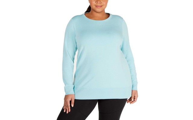  Women's Plus Size Lattice-Back Pullover Blouse Shirt Tops