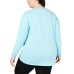  Women's Plus Size Ruched-Side Blouse Pullover Shirt Tops