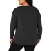  Women's Plus Size Ruched-Side Blouse Pullover Shirt Tops