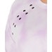  Women’s Plus Size Tie-Dyed Grommet Blouse Pullover Shirt Tops