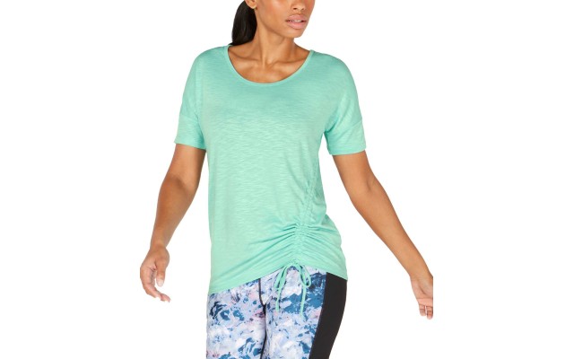  Women's Side-Tie Blouse T-Shirt Tops