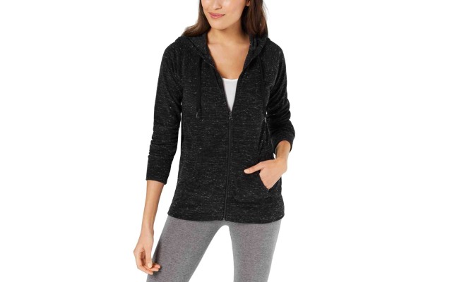  Women's Space-Dyed Zip Hoodies