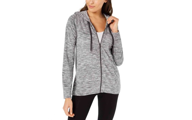  Women's Space-Dyed Zip Hoodies